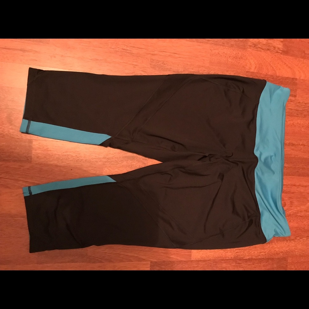 Blue/black tek gear workout shorts